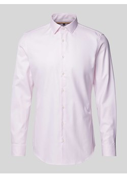 Koszula biznesowa o kroju super slim fit z listwą guzikową ze sklepu Peek&Cloppenburg  w kategorii Koszule męskie - zdjęcie 173887845