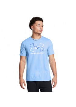 Męski t-shirt z nadrukiem Under Armour UA Gl Foundation Update Ss - niebieski ze sklepu Sportstylestory.com w kategorii T-shirty męskie - zdjęcie 173889378