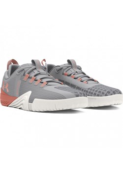Damskie buty treningowe crossfit Under Armour UA W TriBase Reign 6 - szare ze sklepu Sportstylestory.com w kategorii Buty sportowe damskie - zdjęcie 173889448