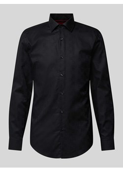 Koszula biznesowa o kroju slim fit z kołnierzykiem typu kent model ‘Kenno’ ze sklepu Peek&Cloppenburg  w kategorii Koszule męskie - zdjęcie 173889558