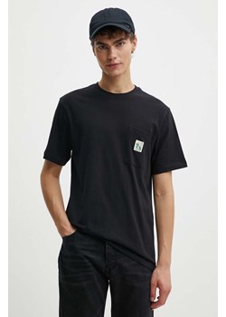 Kaotiko t-shirt bawełniany kolor czarny z aplikacją AP028-03-G002 ze sklepu ANSWEAR.com w kategorii T-shirty męskie - zdjęcie 173890278