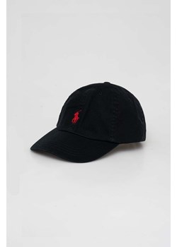 Polo Ralph Lauren czapka z daszkiem bawełniana kolor czarny z aplikacją ze sklepu PRM w kategorii Czapki z daszkiem męskie - zdjęcie 173890367