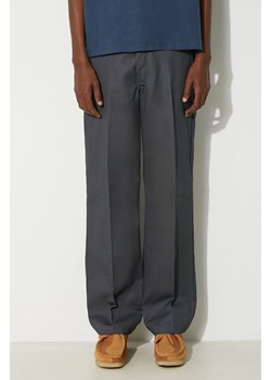 Dickies spodnie 874 męskie kolor szary proste ze sklepu PRM w kategorii Spodnie męskie - zdjęcie 173890457
