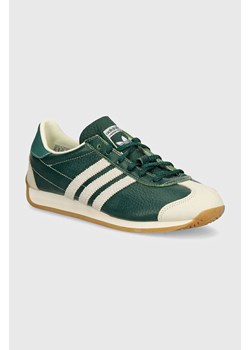 adidas Originals sneakersy skórzane Country OG kolor zielony IE3939 ze sklepu PRM w kategorii Buty sportowe damskie - zdjęcie 173890559