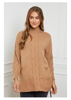 L&apos;armoire de Suzette Sweter w kolorze karmelowym ze sklepu Limango Polska w kategorii Swetry damskie - zdjęcie 173891455