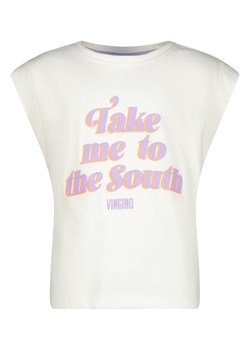 Vingino Koszulka w kolorze białym ze sklepu Limango Polska w kategorii Bluzki dziewczęce - zdjęcie 173891755