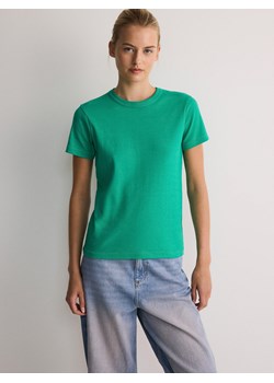 Reserved - T-shirt z grubej dzianiny - jasnozielony ze sklepu Reserved w kategorii Bluzki damskie - zdjęcie 173892739