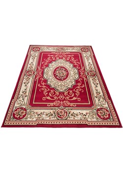 Prostokątny czerwony dywan w klasycznym stylu - Ritual 3X ze sklepu Edinos.pl w kategorii Dywany - zdjęcie 173893186