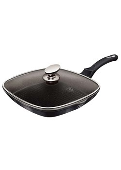 Grillowa patelnia z pokrywą na indukcję M7-C63 ze sklepu Edinos.pl w kategorii Naczynia - zdjęcie 173893307