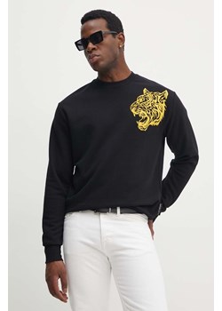 PLEIN SPORT bluza męska kolor czarny z nadrukiem FADC MJO1262 STE003N ze sklepu ANSWEAR.com w kategorii Bluzy męskie - zdjęcie 173894116