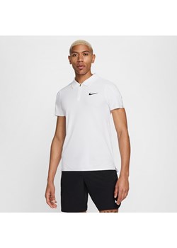 Męska koszulka polo do tenisa Dri-FIT ADV NikeCourt Slam - Biel ze sklepu Nike poland w kategorii T-shirty męskie - zdjęcie 173895027