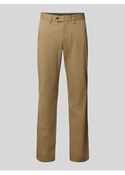 Chinosy o kroju tapered fit z kieszeniami z tyłu ze sklepu Peek&Cloppenburg  w kategorii Spodnie męskie - zdjęcie 173895235