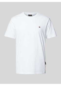 T-shirt z wyhaftowanym logo ze sklepu Peek&Cloppenburg  w kategorii T-shirty męskie - zdjęcie 173895308
