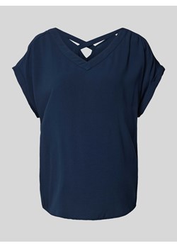 T-shirt z dekoltem w zaokrąglony serek ze sklepu Peek&Cloppenburg  w kategorii Bluzki damskie - zdjęcie 173895309
