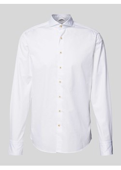 Koszula biznesowa o kroju regular fit z kołnierzykiem typu cutaway ze sklepu Peek&Cloppenburg  w kategorii Koszule męskie - zdjęcie 173895348