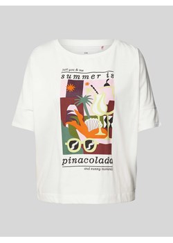 T-shirt z okrągłym dekoltem model ‘Dacina’ ze sklepu Peek&Cloppenburg  w kategorii Bluzki damskie - zdjęcie 173895467