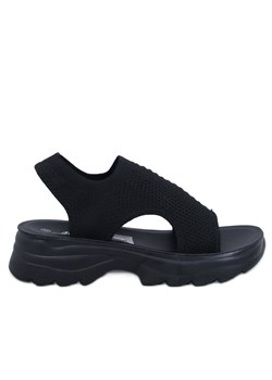 Sandałki na sportowej podeszwie Nicai Black czarne ze sklepu ButyModne.pl w kategorii Sandały damskie - zdjęcie 173895695