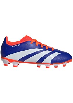 Buty piłkarskie adidas Predator League Mg Jr IF6412 niebieskie ze sklepu ButyModne.pl w kategorii Buty sportowe dziecięce - zdjęcie 173895726