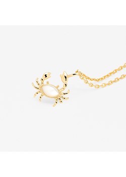 naszyjnik krab srebrny pozłacany ze sklepu ANIA KRUK w kategorii Naszyjniki - zdjęcie 173895916