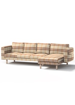 Pokrowiec na sofę Norsborg 4-osobową z szezlongiem ze sklepu dekoria.pl w kategorii Pokrowce na kanapy i fotele - zdjęcie 173897669