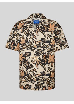 Koszula casualowa o kroju regular fit z rękawem o dł. 1/2 model ‘SEQUOIA’ ze sklepu Peek&Cloppenburg  w kategorii Koszule męskie - zdjęcie 173899549