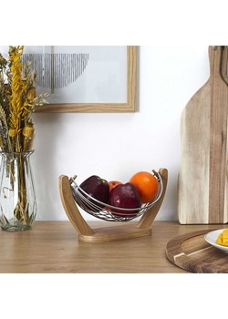 COOK CONCEPT Koszyk w kolorze jasnobrązowym na owoce - 31 x 16,5 x 18,5 cm ze sklepu Limango Polska w kategorii Misy i tace dekoracyjne - zdjęcie 173900008