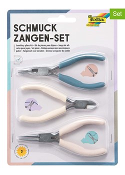 folia PAPER Szczypce jubilerskie (3 szt.) w kolorze biało-niebieskim ze sklepu Limango Polska w kategorii Zabawki - zdjęcie 173900447