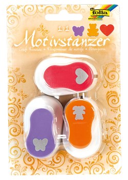 folia PAPER Dziurkacze (3 szt.) w różnych kolorach z motywami ze sklepu Limango Polska w kategorii Zabawki - zdjęcie 173900468