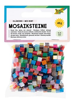 folia PAPER Zestaw kamyczków mozaikowych w różnych kolorach do rękodzieła ze sklepu Limango Polska w kategorii Zabawki - zdjęcie 173902215