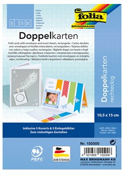 folia PAPER Zestaw &quot;Fold cards&quot; w kolorze białym do rękodzieła ze sklepu Limango Polska w kategorii Zabawki - zdjęcie 173902245