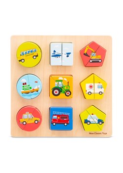 New Classic Toys 18-częściowe puzzle &quot;Vehicles&quot; - 2+ ze sklepu Limango Polska w kategorii Skarpetki dziecięce - zdjęcie 173903409
