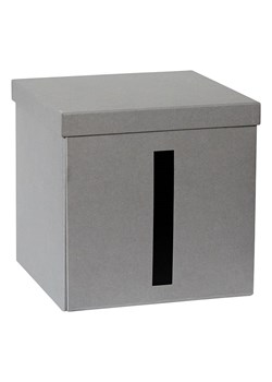 STORE IT Skrzynia &quot;I&quot; w kolorze szarym do przechowywania - 30 x 30 x 30 cm ze sklepu Limango Polska w kategorii Pudełka i pojemniki - zdjęcie 173905055