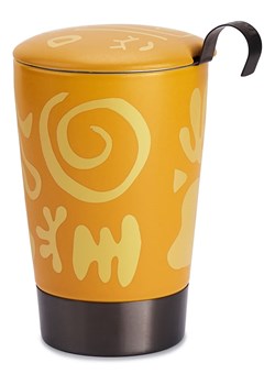 Eigenart Kubek "Teaeve - Opera" w kolorze żółtym do herbaty - 350 ml ze sklepu Limango Polska w kategorii Dzbanki i zaparzacze - zdjęcie 173905708