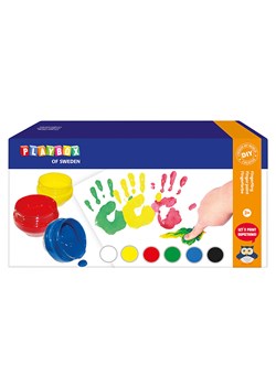 Playbox Farby do malowania palcami - 6 x 50 ml - 3+ ze sklepu Limango Polska w kategorii Zabawki - zdjęcie 173905825