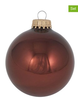 Krebs Glas Lauscha Bombki (8 szt.) w kolorze brązowym ze sklepu Limango Polska w kategorii Dekoracje bożonarodzeniowe - zdjęcie 173905849