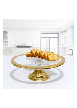 Violeta Home Patera w kolorze złotym - wys. 14 x Ø 30 cm ze sklepu Limango Polska w kategorii Misy i tace dekoracyjne - zdjęcie 173906966