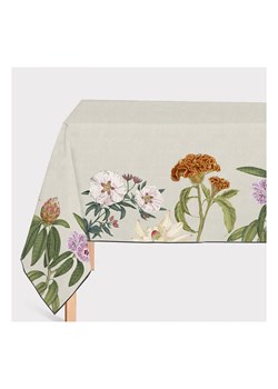 Madre Selva Obrus w kolorze beżowym ze wzorem - 250 x 140 cm ze sklepu Limango Polska w kategorii Obrusy i bieżniki - zdjęcie 173907085