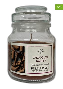 Purple River Świece zapachowe (2 szt.) &quot;Chocolate Bakery&quot; - 2 x 113 g ze sklepu Limango Polska w kategorii Świece i dyfuzory - zdjęcie 173907166
