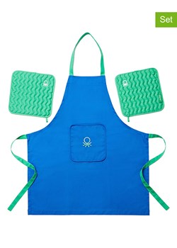 Benetton 3-częściowy zestaw w kolorze niebiesko-zielonym ze sklepu Limango Polska w kategorii Ścierki kuchenne - zdjęcie 173907416