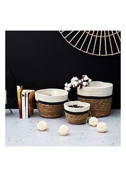 Ethnical Life Kosze (3 szt.) w kolorze jasnobrązowo-białym ze sklepu Limango Polska w kategorii Kosze i koszyki - zdjęcie 173908587