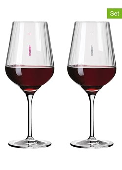 RITZENHOFF Kieliszki (2 szt.) w kolorze różowo-szarym do czerwonego wina - 570 ml ze sklepu Limango Polska w kategorii Naczynia - zdjęcie 173910245