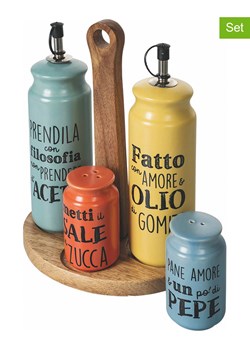Villa d´Este 5-częściowy zestaw &quot;Idea&quot; w różnych kolorach do przypraw ze sklepu Limango Polska w kategorii Naczynia - zdjęcie 173910659