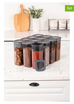 Violeta Home Pojemniki (12 szt.) w kolorze szarym - 1,75 l ze sklepu Limango Polska w kategorii Pojemniki kuchenne - zdjęcie 173911835