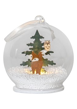 STAR Trading Dekoracja LED &quot;Forest Friends&quot; w kolorze zielonym - szer. 8 x wys. 9 cm ze sklepu Limango Polska w kategorii Oświetlenie led - zdjęcie 173913466