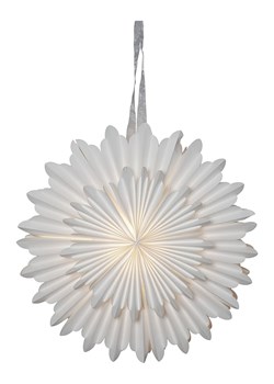 STAR Trading Gwiazda papierowa &quot;Crystal&quot; w kolorze białym - Ø 50 cm ze sklepu Limango Polska w kategorii Dekoracje bożonarodzeniowe - zdjęcie 173913488