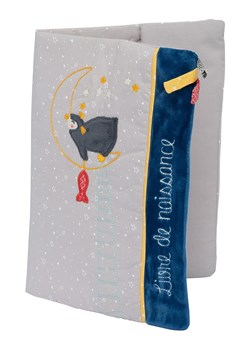 Moulin Roty Dekoracyjna okładka &quot;Lilou et Perlin&quot; w kolorze szarym - 21 x 29 cm ze sklepu Limango Polska w kategorii Zabawki - zdjęcie 173914476