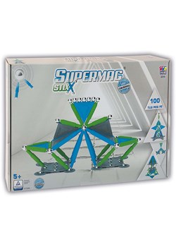 Happy People 100-częściowy zestaw magnetyczny &quot;Supermag Stix&quot; - 5+ ze sklepu Limango Polska w kategorii Zabawki - zdjęcie 173914545