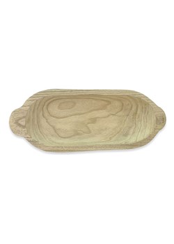 Deco Lorrie Taca &quot;Aya&quot; w kolorze jasnobrązowym - 46 x 18 cm ze sklepu Limango Polska w kategorii Tace - zdjęcie 173915417