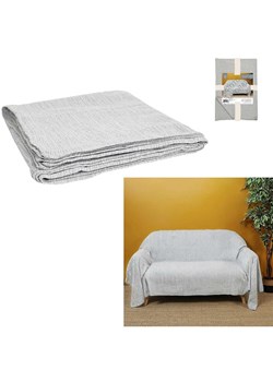 THE HOME DECO FACTORY Koc w kolorze szarym - 250 x 170 cm ze sklepu Limango Polska w kategorii Tekstylia - zdjęcie 173915907