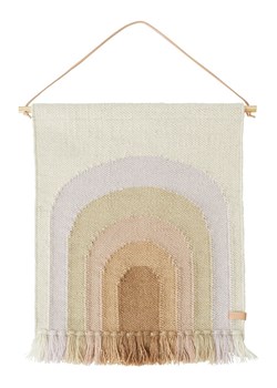 OYOY mini Wełniany dywan ścienny &quot;Follow The Rainbow&quot; w kolorze beżowym - 55 x 69 cm ze sklepu Limango Polska w kategorii Zabawki - zdjęcie 173916176